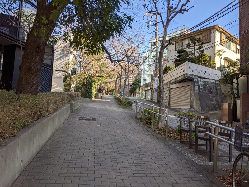 御殿山の坂