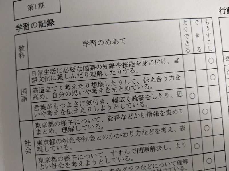 学習の記録
