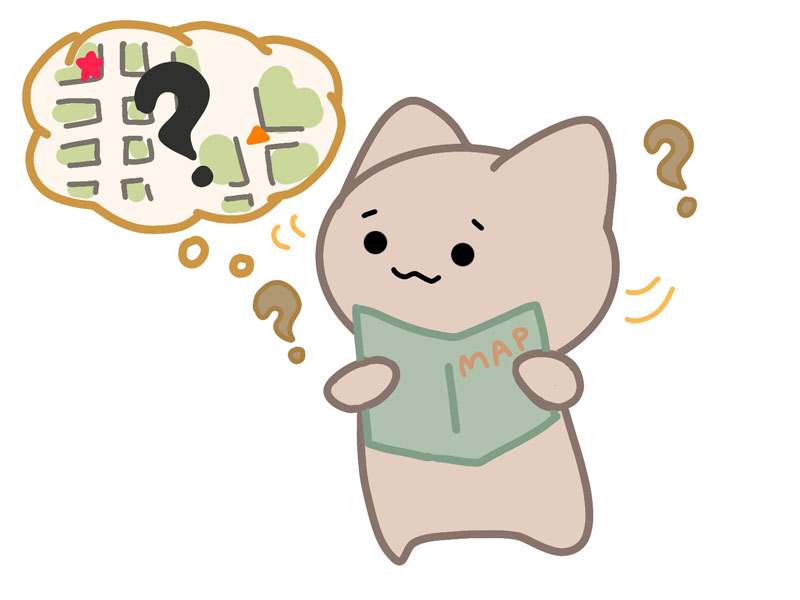 方向音痴のねこ