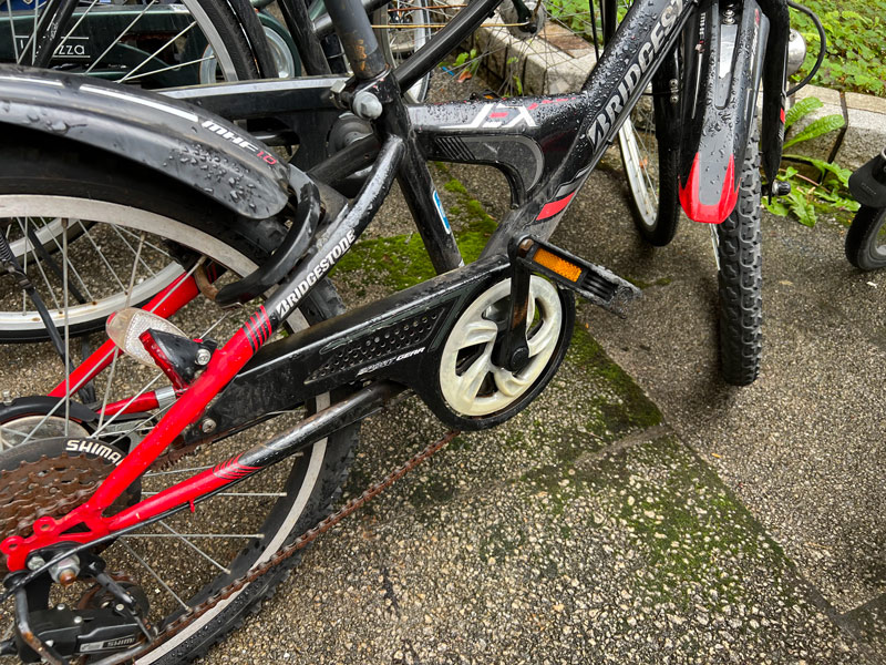 むすこの自転車