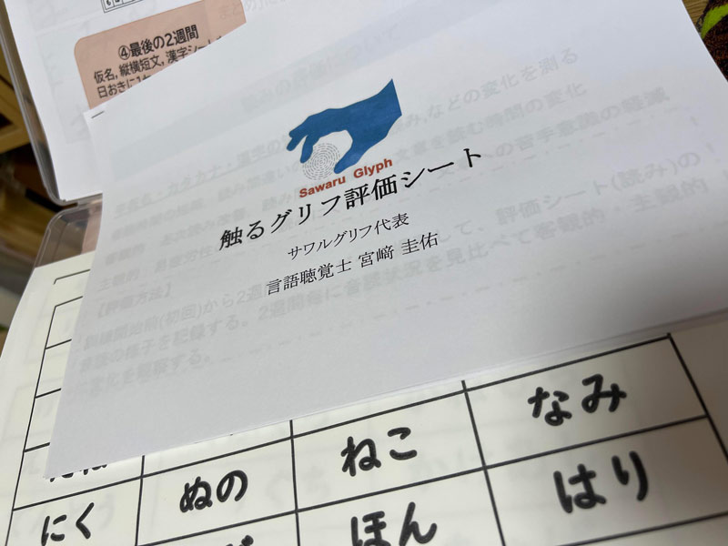 触るグリフ 国語