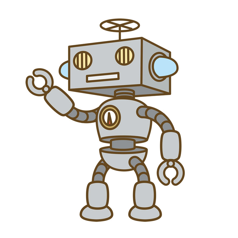 むすこの役　ロボット