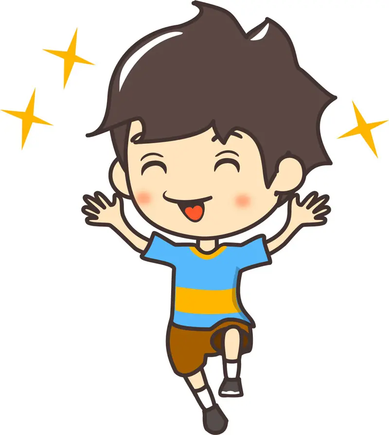 踊る少年