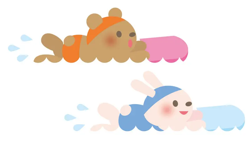 ぱちゃぱちゃ水泳