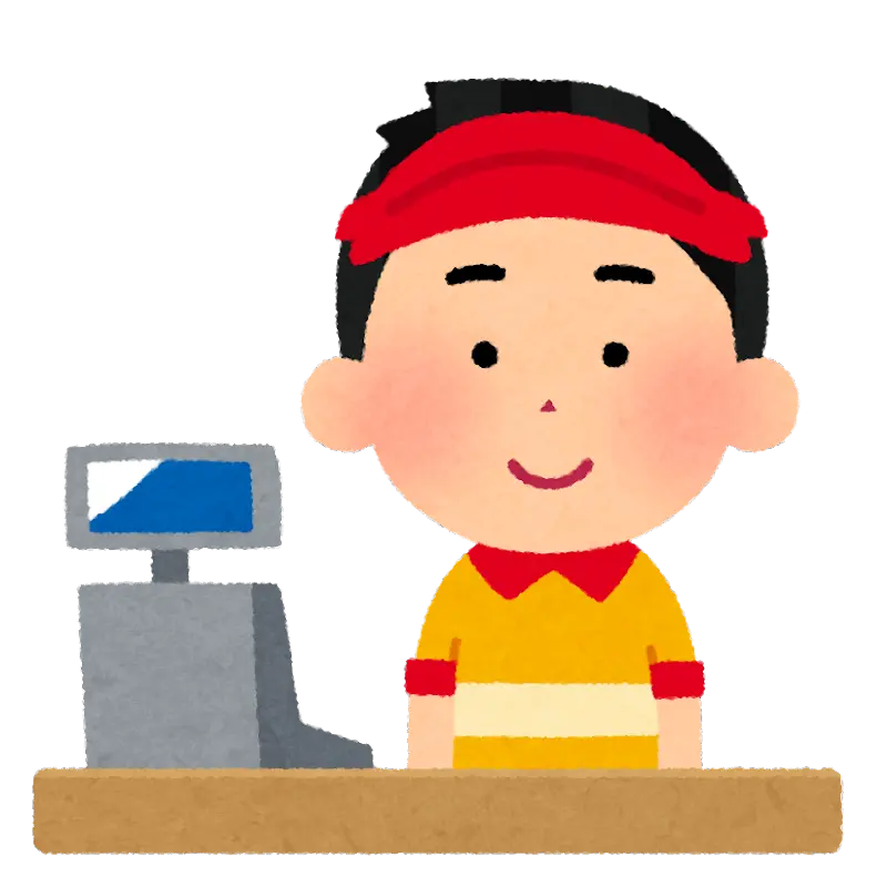 ファストフードレジイメージ
