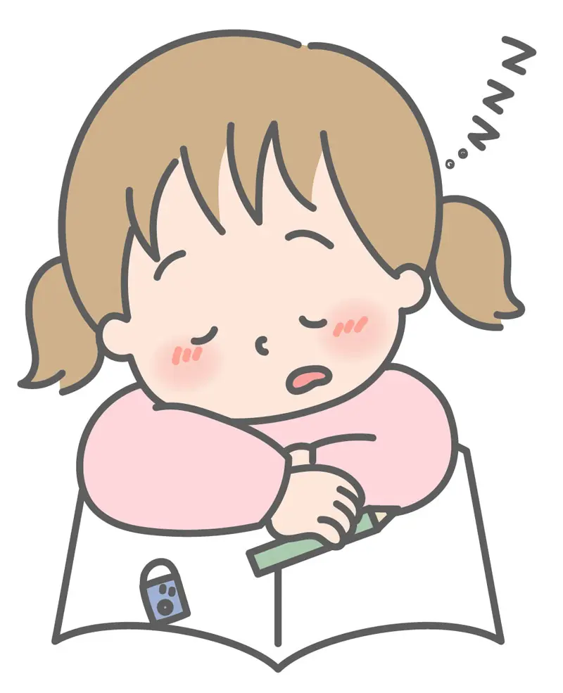 眠い小学生