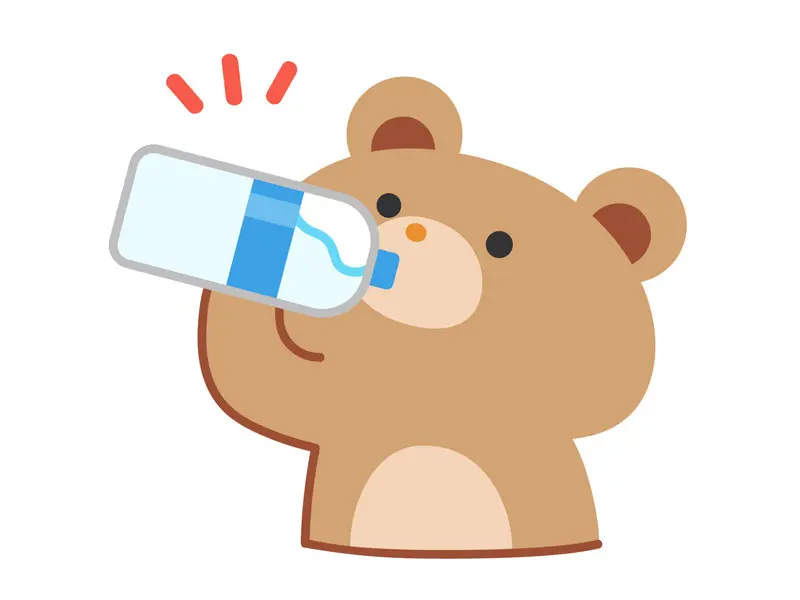 くま水分補給