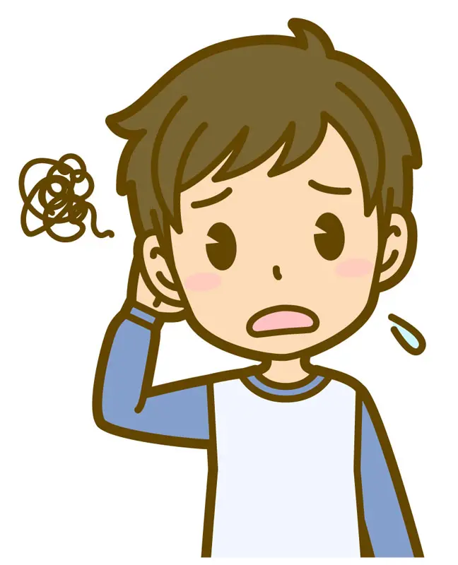 お悩み少年