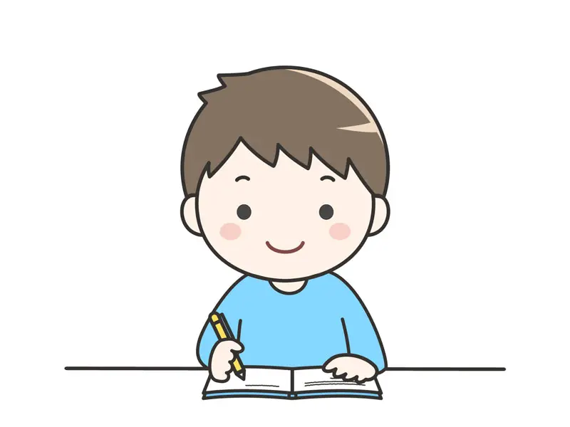 勉強イメージ（但し、こんなに穏やかにはやっていません。）