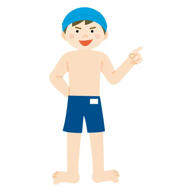 プール男子